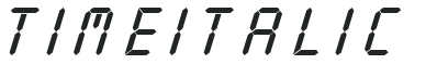 Time Italic preview