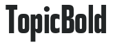 Topic Bold letters preview