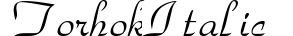 Torhok Italic preview