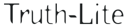 Truth-Lite letters preview