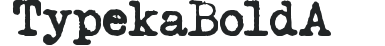 TypekaBoldA preview