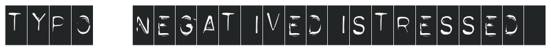 Typo-NegativeDistressed preview