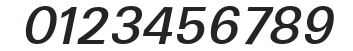 Ultimate-Serial-Medium-RegularItalic numbers preview