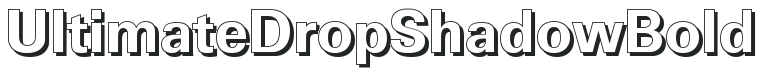 UltimateDropShadow Bold preview