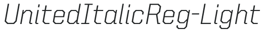 UnitedItalicReg-Light preview