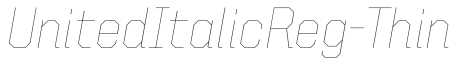 UnitedItalicReg-Thin preview