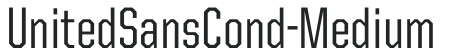 UnitedSansCond-Medium preview