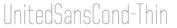 UnitedSansCond-Thin preview