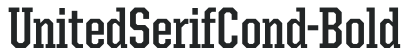 UnitedSerifCond-Bold preview