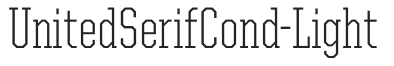 UnitedSerifCond-Light preview
