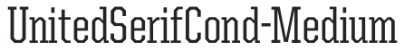 UnitedSerifCond-Medium preview