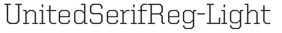 UnitedSerifReg-Light preview