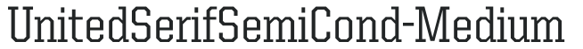 UnitedSerifSemiCond-Medium preview