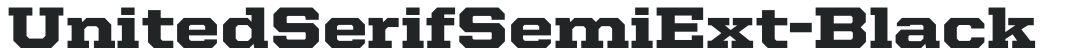 UnitedSerifSemiExt-Black preview