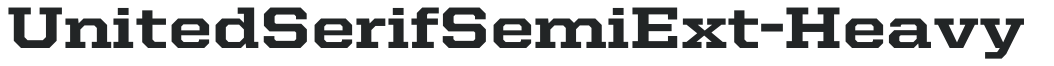 UnitedSerifSemiExt-Heavy preview