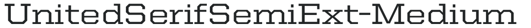 UnitedSerifSemiExt-Medium preview