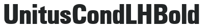 UnitusCondLH Bold preview