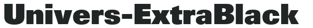 Univers-ExtraBlack preview