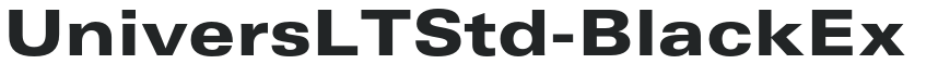 UniversLTStd-BlackEx preview