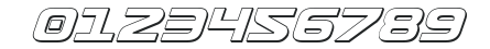 Usuzi 3D Italic numbers preview