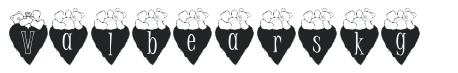 Valbears_kg letters preview