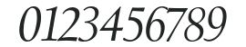 Village-ItalicSmallcaps numbers preview