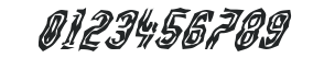 WACKY41 HU Italic numbers preview