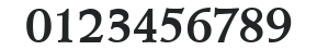 WaizeMedium-Regular numbers preview