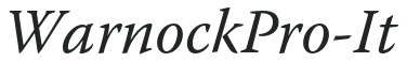 WarnockPro-It preview