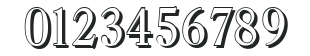 WesleyBeckerShadow-Regular numbers preview
