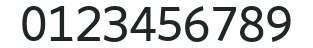 WhitneyNumeric-Medium numbers preview