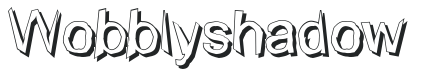 Wobbly (shadow) letters preview