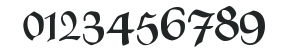 XmasTerpieceRegular numbers preview