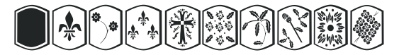 YY Old English Dingbats numbers preview