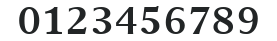Yakout Linotype Light Bold numbers preview