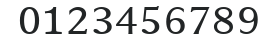 Yakout Linotype Light numbers preview