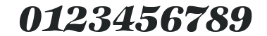 ZabriskieInternationalHeavy-RegularItalic numbers preview