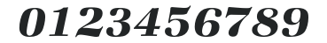 ZapfBookEF-DemiItalic numbers preview