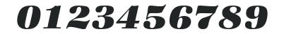 ZapfBookITCStd-HeavyItalic numbers preview