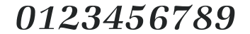 ZapfBookITCStd-MediumIta numbers preview