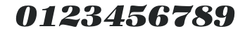 ZapfBookITCbyBT-HeavyItalic numbers preview