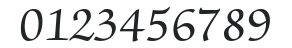 ZapfChancery-Roman numbers preview