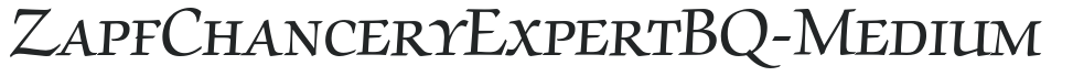 ZapfChanceryExpertBQ-Medium preview
