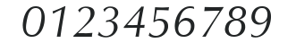 Zapf_ Humanist Normal-Italic numbers preview