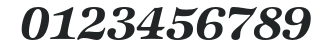 ZapfInternatlITCbyBT-DemiItalic numbers preview