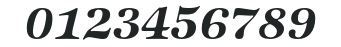 ZapfIntlITCStd-DemiItalic numbers preview