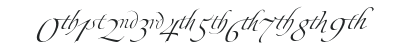 ZapfinoExtraLT-Ligatures numbers preview