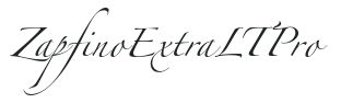 ZapfinoExtraLTPro preview