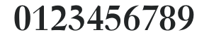 Zentenar Fraktur Bold numbers preview