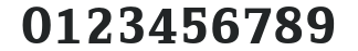 ZineSerifDis-BoldRomanTf numbers preview